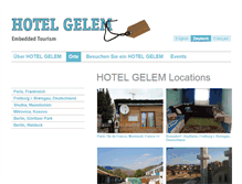 Tablet Screenshot of hotel-gelem.net